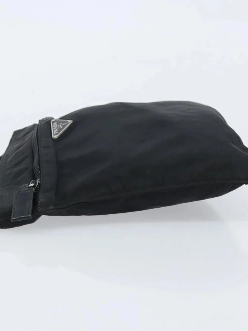 PRADA Shoulder Bag Nylon Black Silver Auth 173668 - Picture 5 of 16